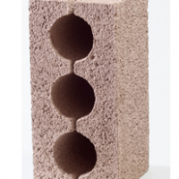 Блок стеновой керамзитобетонный 390х190х190 3‐х пустотный