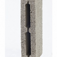 Блок стеновой отсев щебня полублок 390х190х90