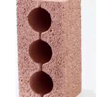 Блок стеновой керамзитовый 390х190х190 3‐х пустотный