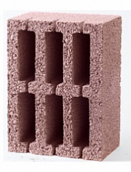 Блок стеновой керамзитовый 390х190х290