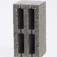 Блок стеновой отсев щебня 390х190х190 4‐х пустотный