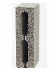 Блок стеновой отсев щебня полублок 390х190х120