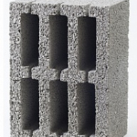 Блок стеновой отсев щебня 390х190х290